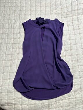 41 Hawthorn Violet Twist Neck Blouse